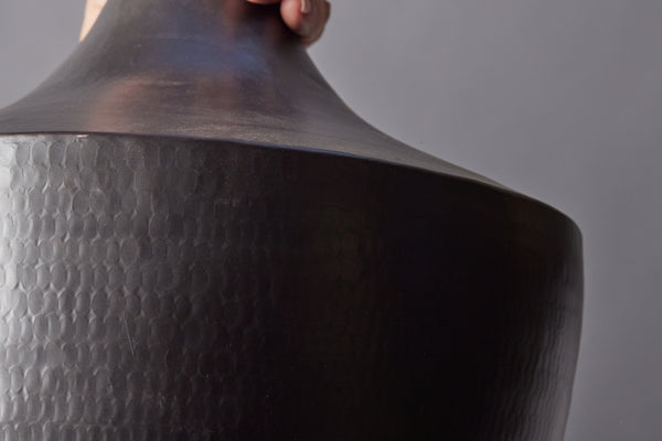 Large Rounded Shoulder Copper Pendant Light