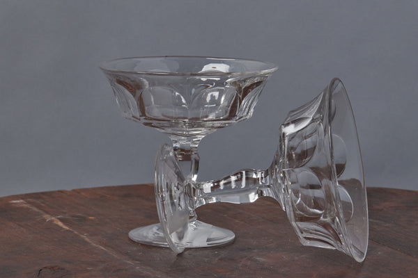 Faceted Early Crystal Compotes