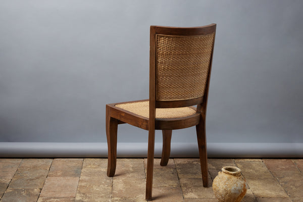 Set of Ten (10) Teak Dining Chairs