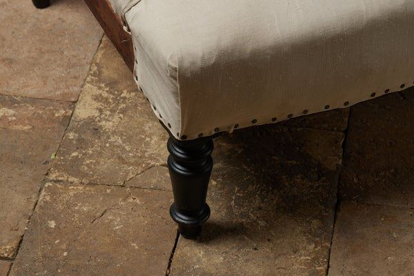 French Late 19th Century Upholstered Edwardian-Style Chair