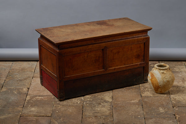 Pair of 19th Century Tibetan Tiger Maple Scholars Chest