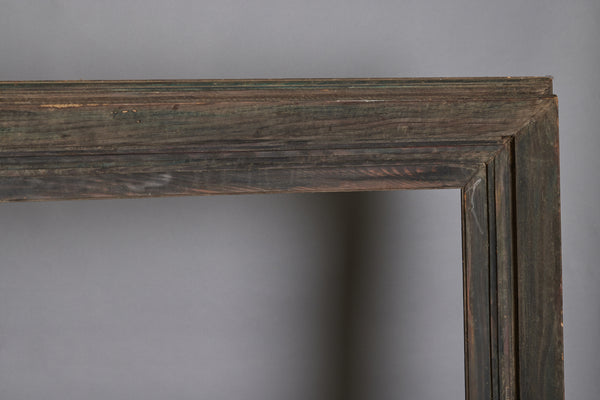 Large 19th Century Italian Pine Frame with a Smoked Surface