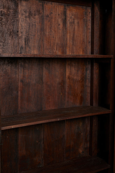 19th Century Four Door Teak Glass Fronted Bibliotheque Cabinet