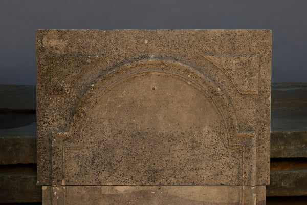 2 Piece 18th Century French Limestone Chimney Piece