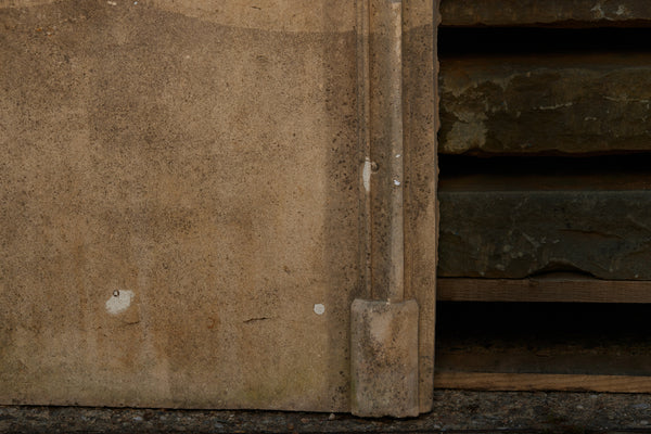 2 Piece 18th Century French Limestone Chimney Piece