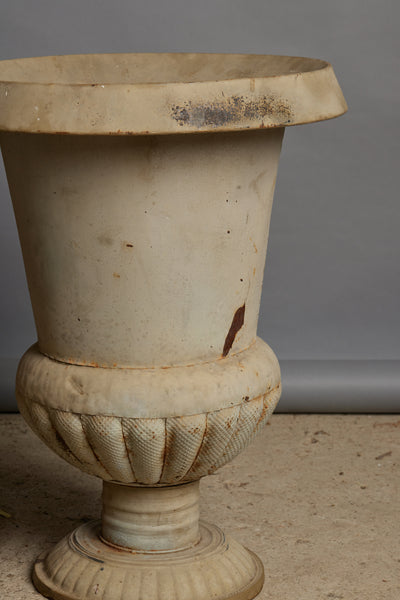 Pair of French Zinc Medici Urns