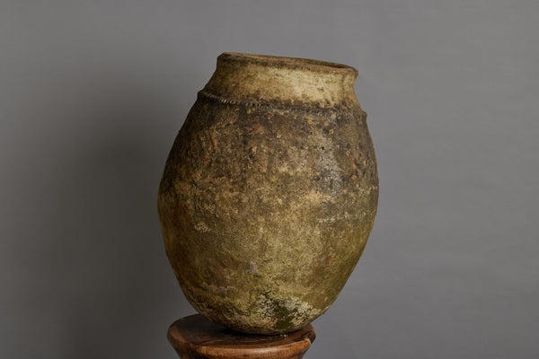 Ancient French Biot Pot with a Rounded Bottom & Beautiful Patina