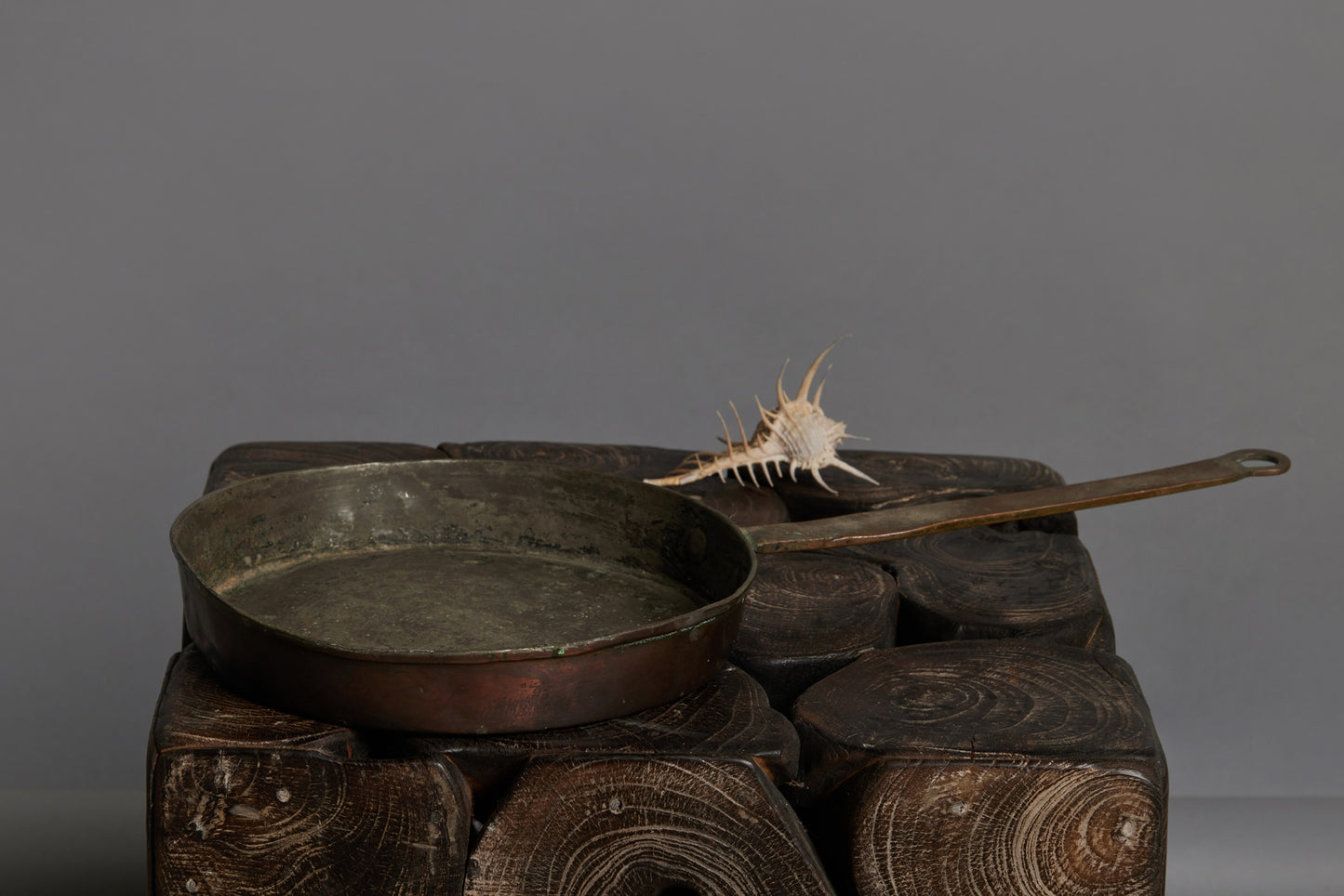 Long Handled French Copper Frying Pan