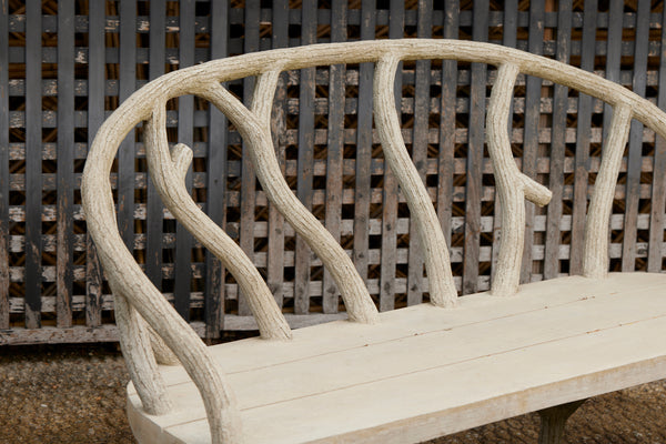 Faux Bois Estate Bench