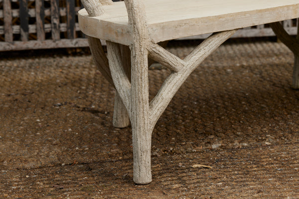 Faux Bois Estate Bench