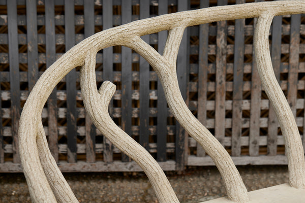 Faux Bois Estate Bench
