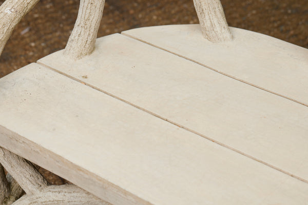 Faux Bois Estate Bench