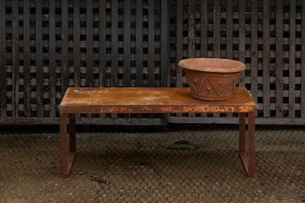 Mid 20th Century French Iron & Steel Coffee Table