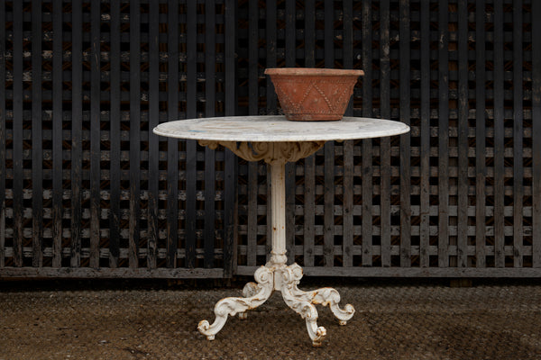 19th Century French Guéridon with Iron Base