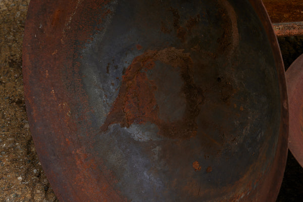 Assorted 19th Century Tempered Steel Batik Pots from Jakarta