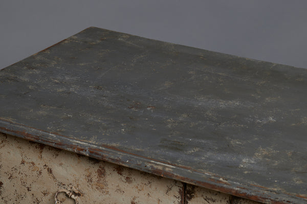 Late 18th Century Painted French Walnut Five Drawer Chest with Original Hardware