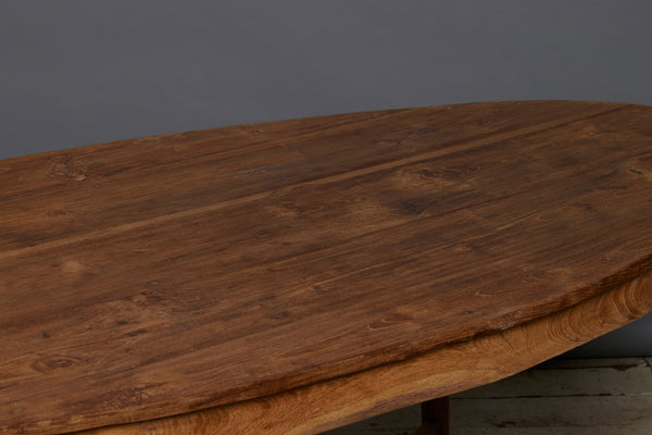 Sumatran Dutch Colonial Oval Center Table