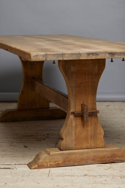 Sycamore Monastery Table with Tressle Base