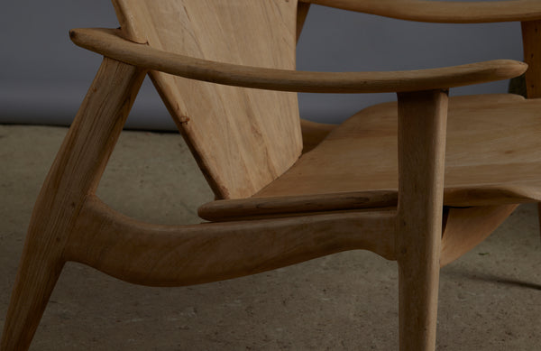 Pair of Loungey Mid Century modern Teak Armchairs