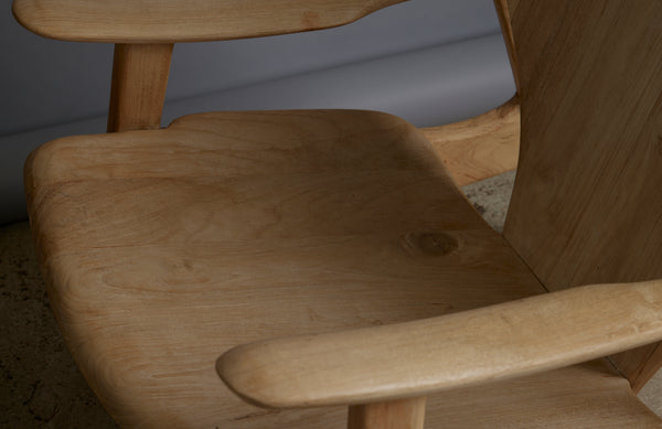 Pair of Loungey Mid Century modern Teak Armchairs