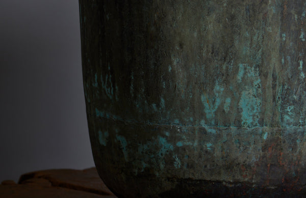 Late 19th Early 20th Century Bronze Pot for Making Batik from the Island of Java