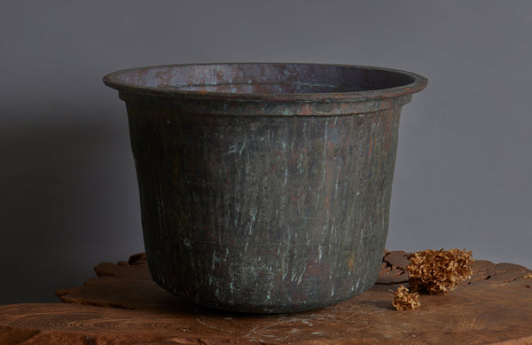 Medium Late 19th Early 20th Century Bronze Pot for making Batik from the Island of Java