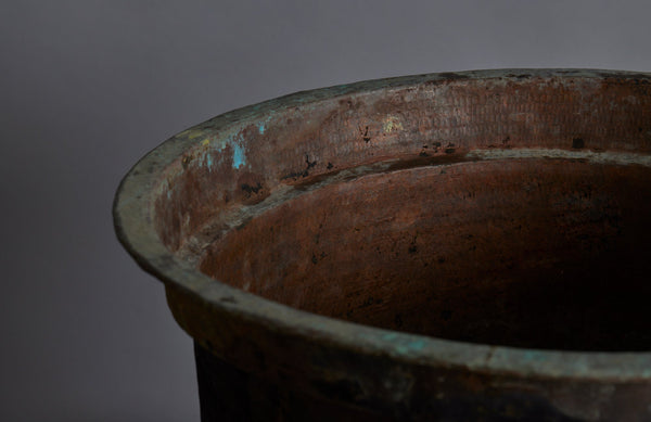 Medium Late 19th Early 20th Century Bronze Pot for making Batik from the Island of Java