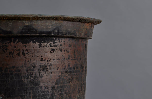 Medium Late 19th Early 20th Century Bronze Pot for making Batik from the Island of Java