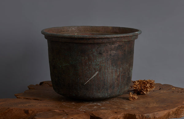 Medium Late 19th Early 20th Century Bronze Pot for making Batik from the Island of Java