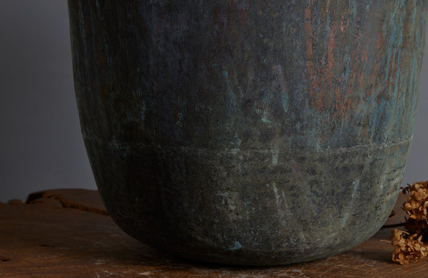 Medium Late 19th Early 20th Century Bronze Pot for making Batik from the Island of Java