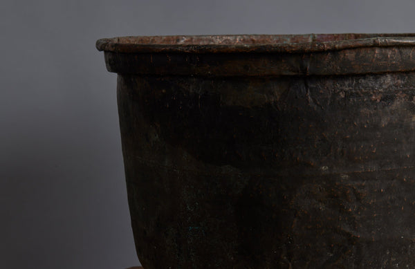Medium to Large Late 19th Early 20th Century Bronze Pot for making Batik from the Island of Java