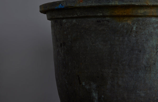 Medium to large Late 19th Early 20th Century Bronze  Pot for making Batik from the Island of Java