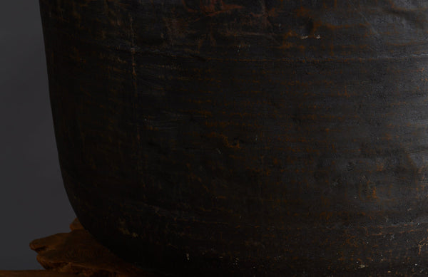 Extra-Large Late 19th early 20th Century Bronze Pot for making Batik from the Island of Java