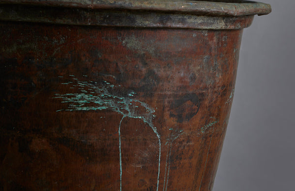 Extra-Large Late 19th early 20th Century Bronze Pot for making Batik from the Island of Java