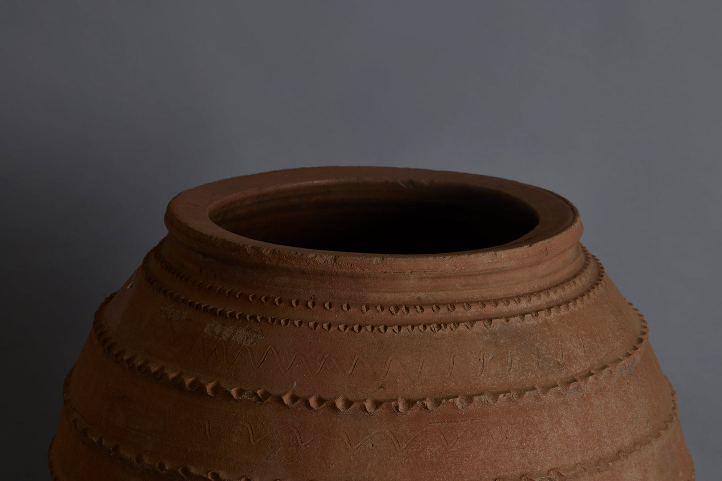 19th Century Turkish Terra Cotta Oil Jug