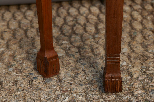 Pair of 1930s Canned Seat Barrel Back Dutch Colonial Chairs