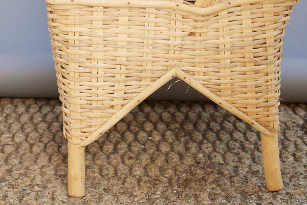Set of 6 Bamboo Arm Chairs from Tangiers