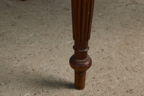 Set of 6 Carved Teak Side Chairs from Jakarta