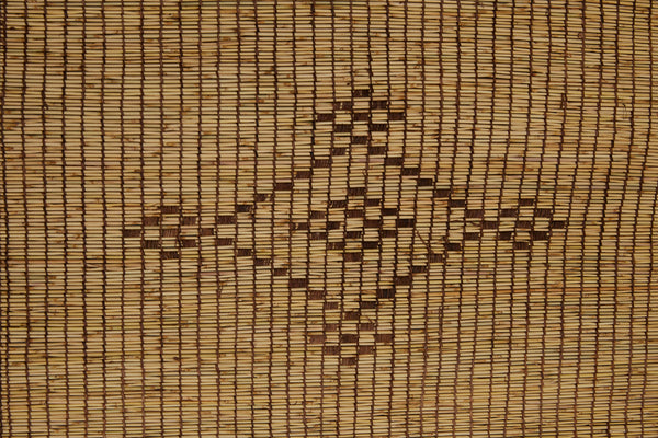 Large Blonde Colored Tuareg Carpet with Central Motifs of Bones Flanked by Checkered Diamonds (8'9" x 15'6")