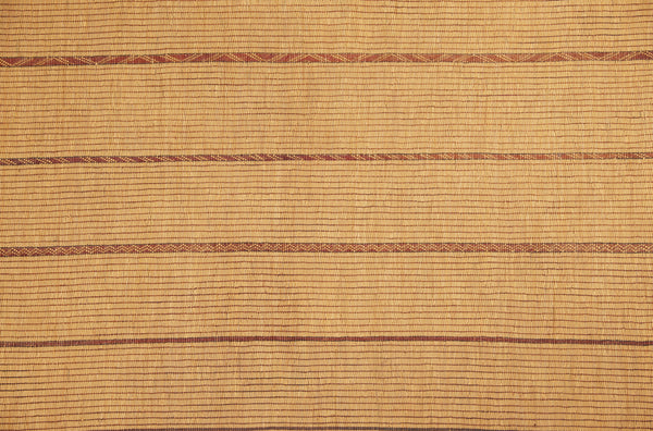 Large Early Tuareg Carpet with an Open Field and Separated by 7 Thin Decorative Stripes....(7'8" x 14'4")