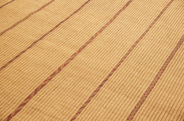 Large Early Tuareg Carpet with an Open Field and Separated by 7 Thin Decorative Stripes....(7'8" x 14'4")