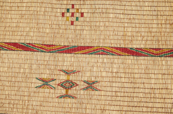 Light Colored Extra Large Tuareg Carpet with Small Open Work Diamonds Floating on a Field (9'1" x 15'2")