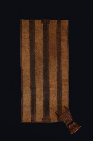 Large Early 3 Banded Tuareg Carpet with 3 Large Central Decorative Bands ........................(7'1" x 15'7")