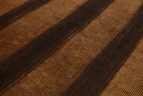 Large Early 3 Banded Tuareg Carpet with 3 Large Central Decorative Bands ........................(7'1" x 15'7")