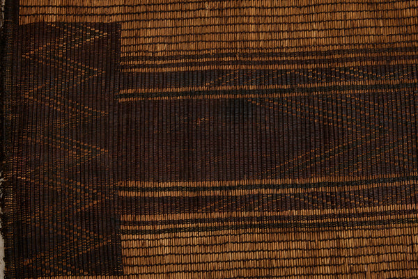Large Early 3 Banded Tuareg Carpet with 3 Large Central Decorative Bands ........................(7'1" x 15'7")