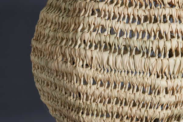 Hanging Moroccan Woven Palm Light from Marrakesh