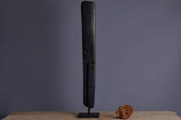 Tall Mounted Stone Axe from the Island of Borneo