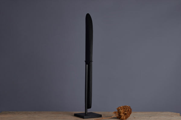 Tall Mounted Stone Axe from the Island of Borneo