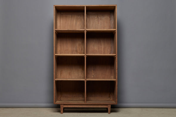 Mid 20th C. Teak Eight Hole Cubby Shelves