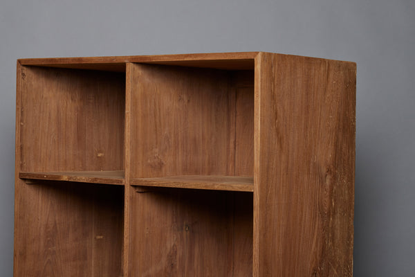 Mid 20th C. Teak Eight Hole Cubby Shelves